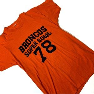 Vintage 70s Denver Broncos Super Bowl Tee